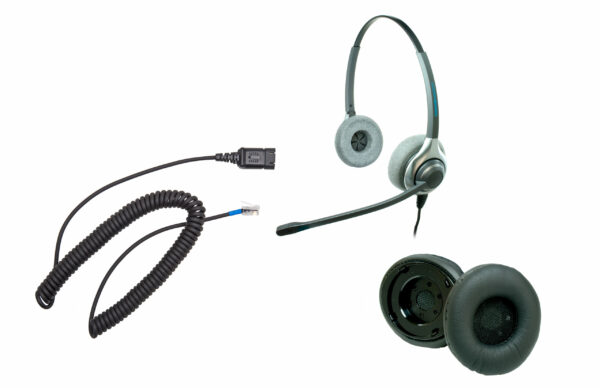 5052 symphonic hd clearphonic headset w/ eararmor™ for direct connect telephones 5052 dc binaural group