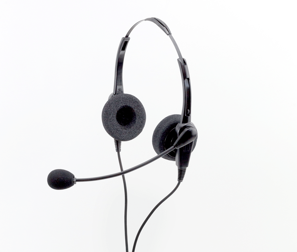 2233-Commercial-USB-Headset 2233 commercial grade stereo usb headset w/ no quick disconnect
